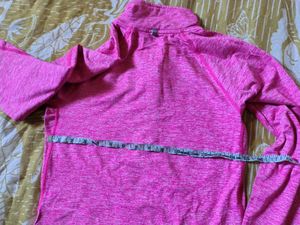 Nike Pink Dri-Fit 1/4 Zip Pullover