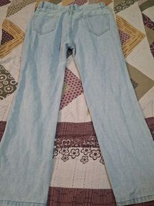 Urbanic Light Wash Wide Leg Jeans