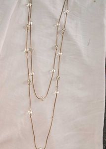 Sparkling two Layered Beaded long chain