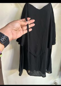Chic Black Cold Shoulder Dress