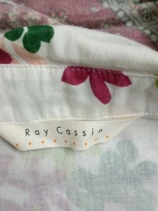 Sheer Premium Loose Cotton White Shir