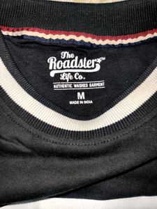 Roadster Black Graphic T-Shirt