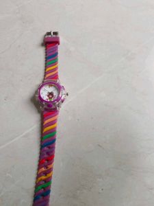 Kids Rainbow Striped Watch