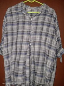 Plaid Flannel Shirt oversized