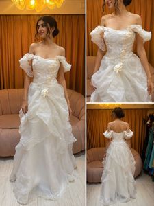 Elegant Off-Shoulder Bridal Lehenga
