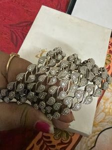 Exquisite Diamond Bangle Set
