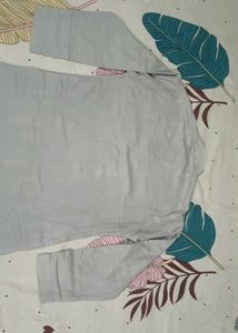 Men's Grey Kurta Set