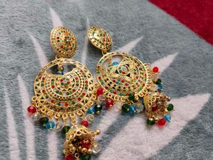 Earrings and Maang Tikka Set