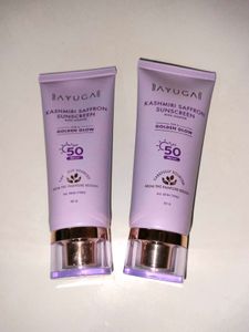 Ayuga Kashmiri Saffron Sunscreen ~ Pack Of 2