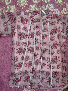 Floral Print Kurta