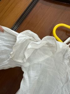 Chic White Cold Shoulder Blouse