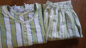 Striped Cotton Pajama Set