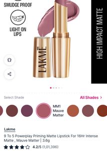 lake 9 to 5 powerplay priming lipstick