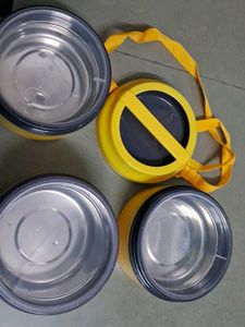 Yellow Stackable Lunch Box