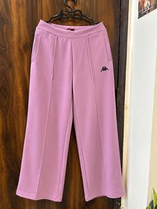 Stylish Lavender Wide-Leg Sweatpants