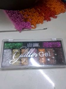 S.F.R Color Glitter Gel Palette