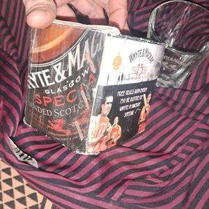 Vintage Whyte &amp; Mackay "The 13th Man" Glass
