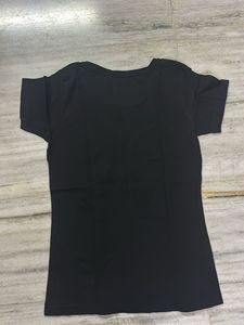 Graphic Print Black T-Shirt