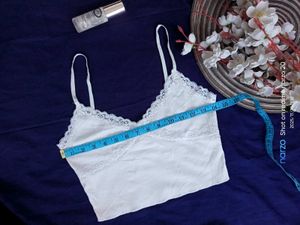 White lace Cami top