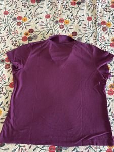 Women Puma Burgundy Polo Shirt