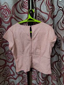 Cute Rose Lace-Up Crop Top