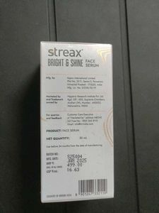 Streax Bright &amp; Shine Face Serum