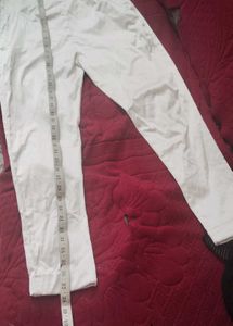 White Ethnic Pants