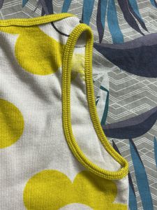 souled store tank top yellow