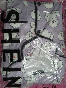 Cute Dog Print Pajama Set