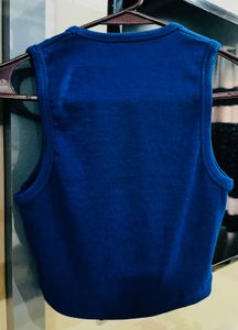 Royal Blue Ribbed Tank Top