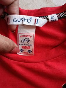 Red &amp; Navy Graphic T-Shirt