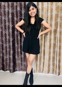 Chic Black Mini Dress with Cap Sleeves