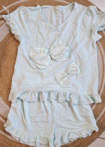 Cute Polka Dot Pajama Set Size M