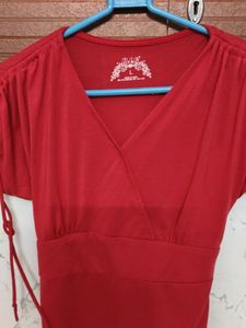 Red Shift Dress