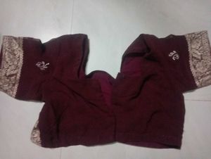 Elegant Maroon Saree