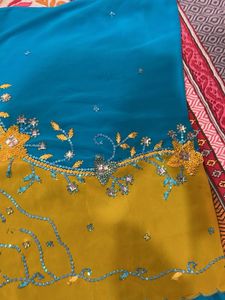 Designer Embroidered Saree