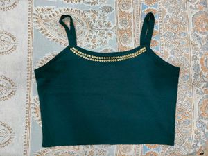Elegant Teal coord Set with Embroidery