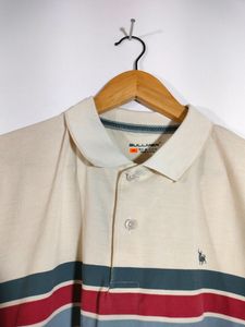 Cream Striped T Shirts (Men's)