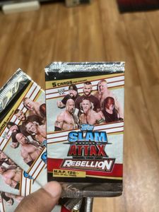 WWE Slam Attax Rebellion Card 4 Packs