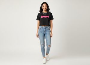 Bonkers Crop Tee 👕 - Free Delivery 🚚