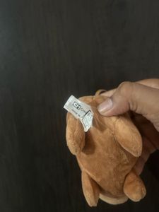 We Bare Bears Brown Grizzly Bear Plush Bag Tag