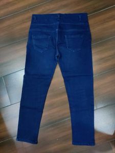 High Waisted Blue Denim Jeans