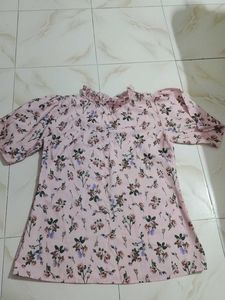 Chic Floral Puff Sleeve Top