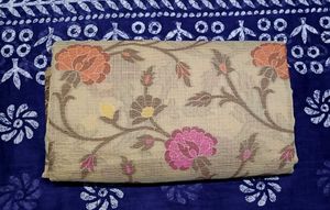 Elegant Floral Print Saree