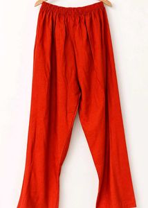 Red Embroidered Kurta Set XXL size raw silk