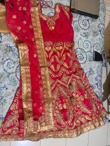 Elegant Pink Embroidered Lehenga Choli