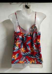 Tropical Print Cami Top