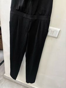 Promod Black Sleeveless Jumpsuit