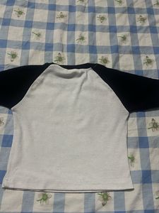 Graphic Print Raglan Tee