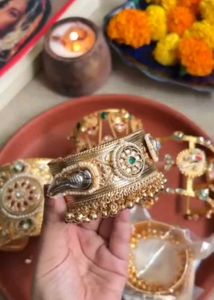 Exquisite Gold-Toned Statement Bracelet